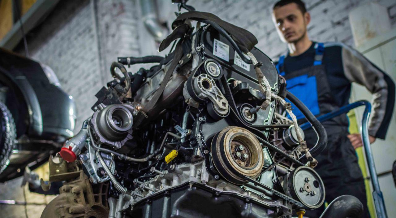 Замена двигателя Toyota Highlander 4 (U70) рестайлинг в Казани